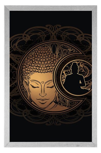 Poszter harmonikus Buddha ereje