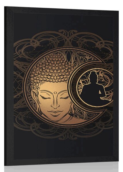Poszter harmonikus Buddha ereje