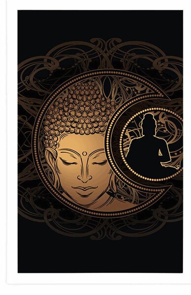 Poszter harmonikus Buddha ereje