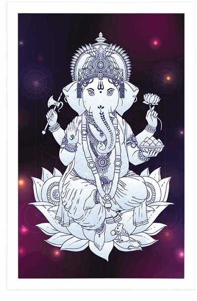 Poszter buddhista Ganesha