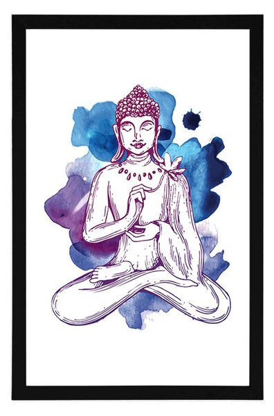Poszter Buddha ilustráció