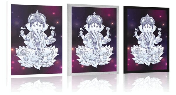 Poszter buddhista Ganesha
