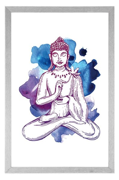 Poszter Buddha ilustráció