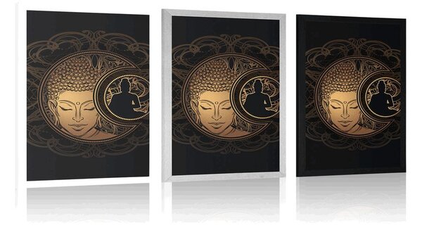 Poszter harmonikus Buddha ereje