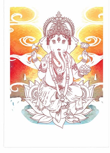 Poszter Hindu Ganesha
