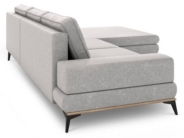 Planet világosszürke kinyitható sarokkanapé, jobb oldali - Windsor & Co Sofas