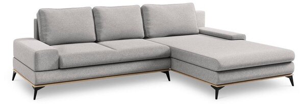 Planet világosszürke kinyitható sarokkanapé, jobb oldali - Windsor & Co Sofas