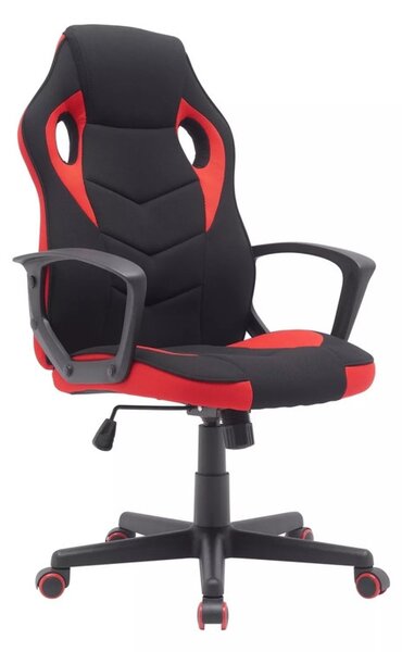 Dakar Gamer Forgószék Szövet Fekete-Piros TILT Mechanikás