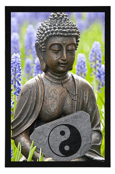 Poszter jin és jang Buddha