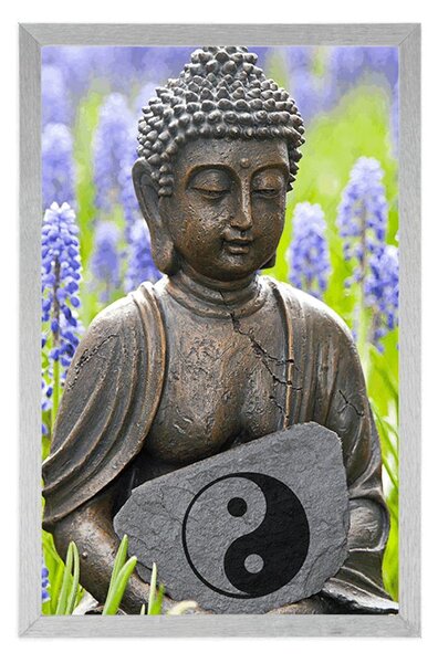 Poszter jin és jang Buddha