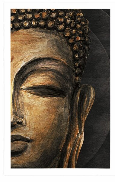 Poszter Buddha arca