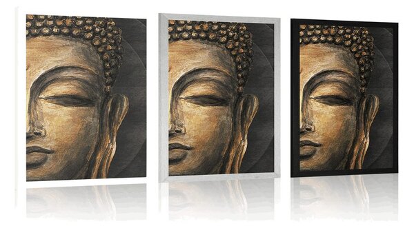 Poszter Buddha arca