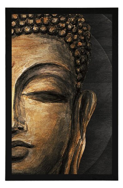 Poszter Buddha arca