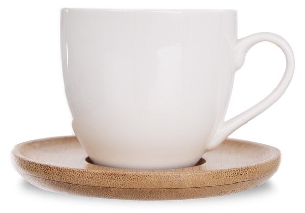 Fehér porcelán csésze szett 6 db-os 125 ml Whiteline – Orion
