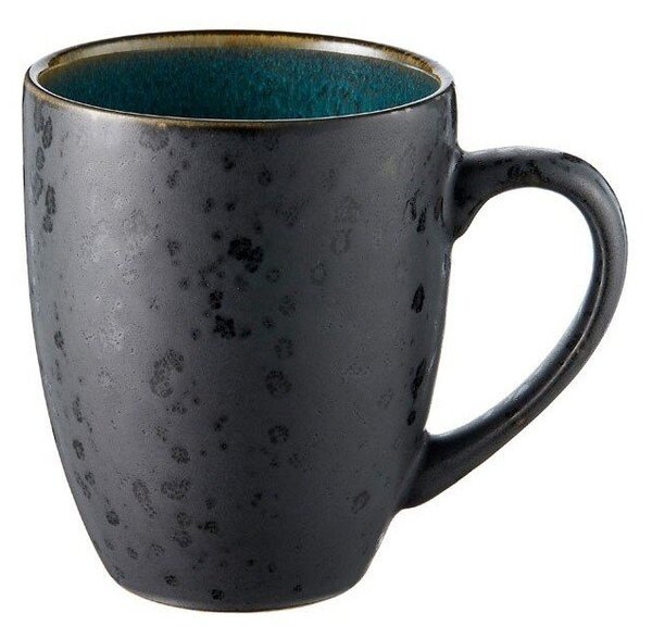 Fekete-sötétkék kerámia bögre szett 4 db-os 300 ml Gastro Black/Mix – Bitz