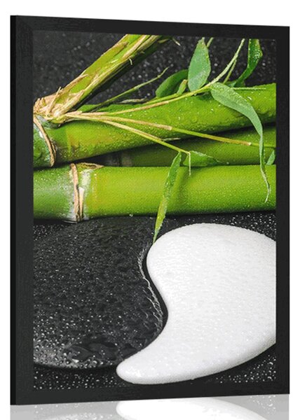 Poszter kövek Jin és Jang alakban