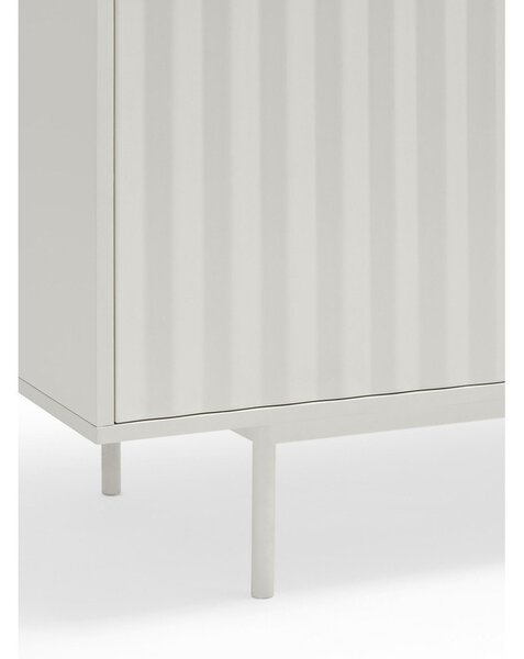 Fehér alacsony komód 211x80 cm Sierra – Teulat