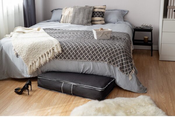 Fekete Underbed Box ágy alatti tárolódoboz - Compactor