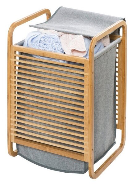 Bamboo bambuszvázas szennyestartó, 43 l - Wenko