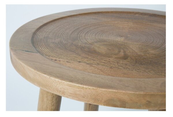 Dendron mangófa tárolóasztal, ⌀ 43 cm - Zuiver
