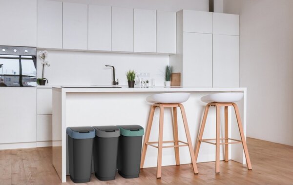 Szemetes újrahasznosított műanyagból 25 l Twist - Rotho