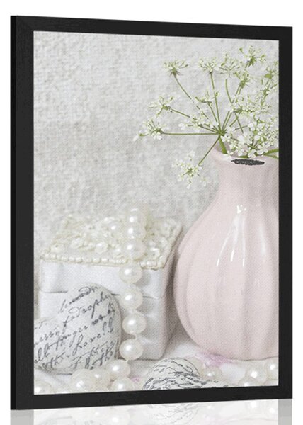 Poszter fényűző Shabby Chic csendélet