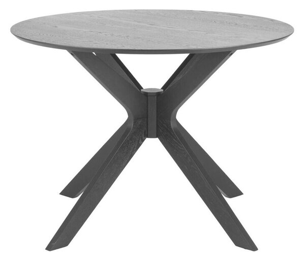 Asztal Norsica 355, 75cm, Fekete, Nyírfa