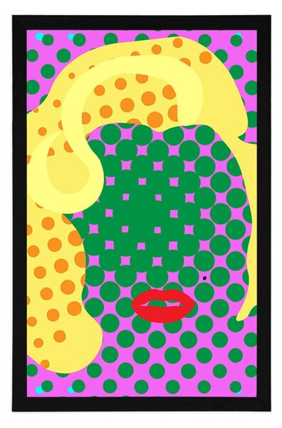 Poszter Marilyn Monroe v pop art stílusban