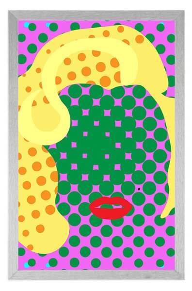 Poszter Marilyn Monroe v pop art stílusban