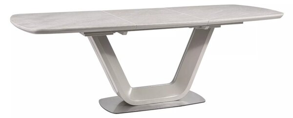 Armani Ceramic Bővíthető Kerámia Étkezőasztal Matt Szürke 160-220 cm