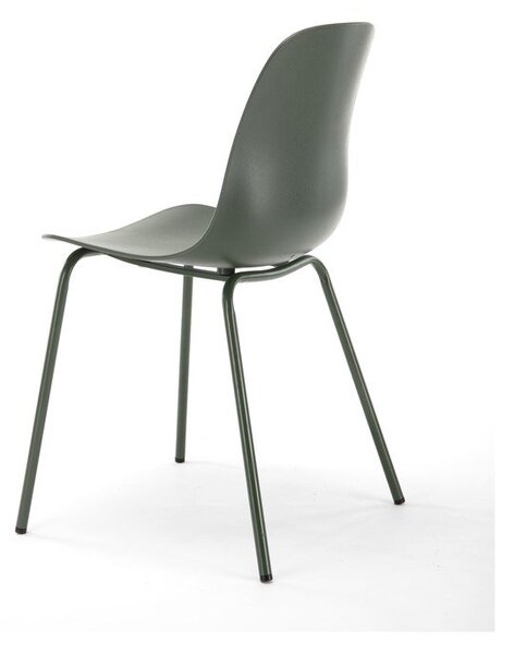 Zöld műanyag étkezőszék Whitby – Unique Furniture