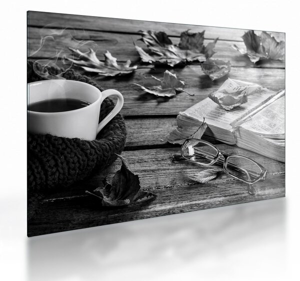 Üveg kép - Egy nyugodt őszi nap (70x50 cm)