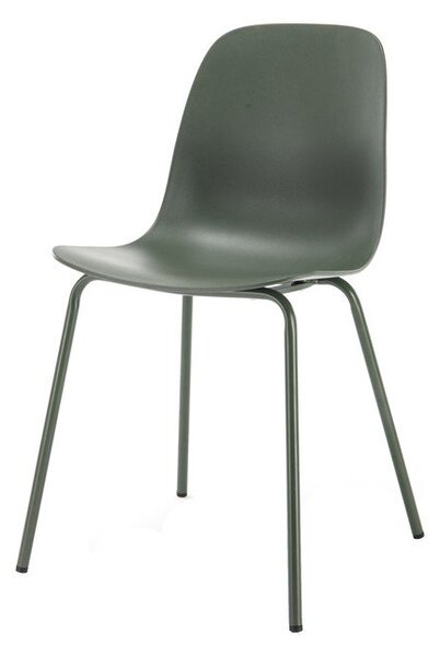Zöld műanyag étkezőszék Whitby – Unique Furniture