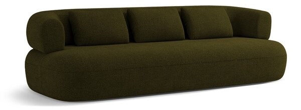Zöld buklé kanapé 226 cm Jenny – Micadoni Home