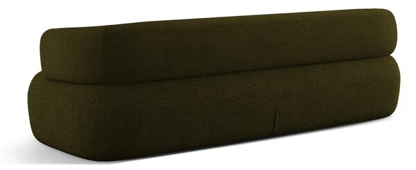 Zöld buklé kanapé 226 cm Jenny – Micadoni Home