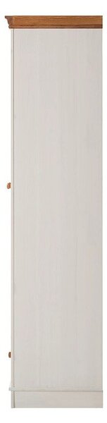 Fehér borovi fenyő ruhásszekrény 65x180 cm Anita – Støraa