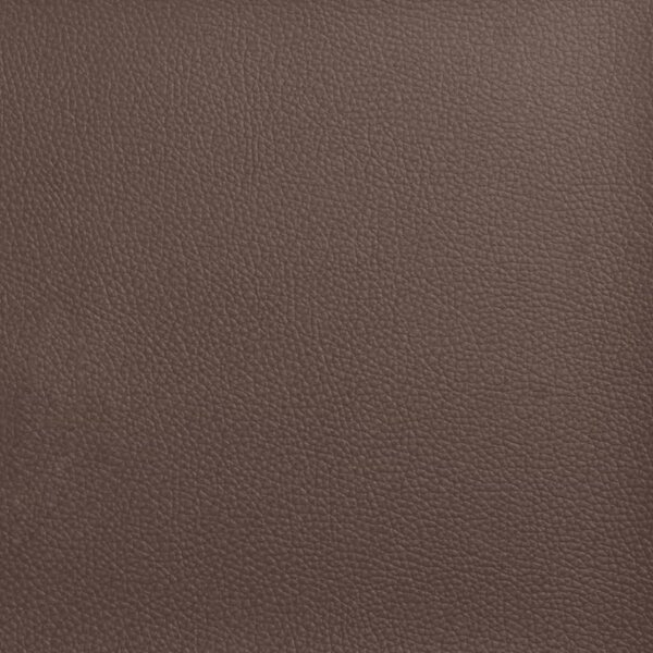 Barna műbőr pad háttámlával 112x65,5x75 cm