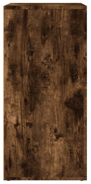 Füstös tölgy színű szerelt fa tálalószekrény 79 x 38 x 80 cm