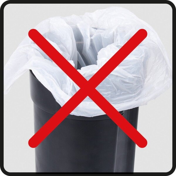 Leman fekete szemetes, 5 l - Wenko