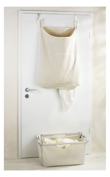 Laundry bézs felakasztható szennyestartó kosár, 65 l - Wenko