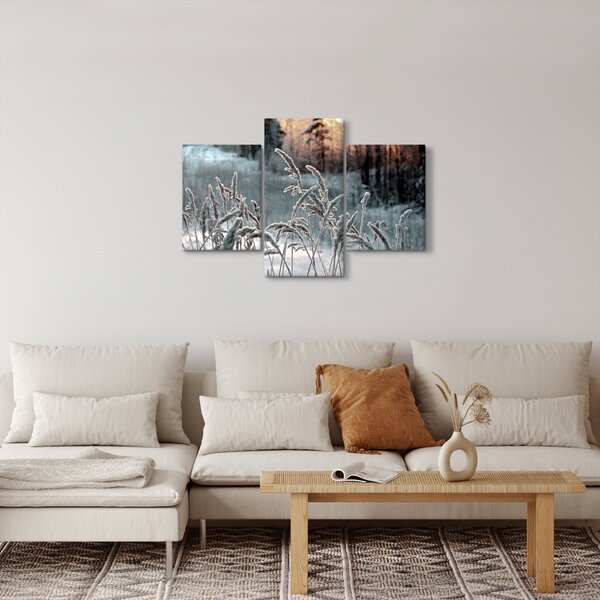 Kép - Fagyott rét (90x60 cm)