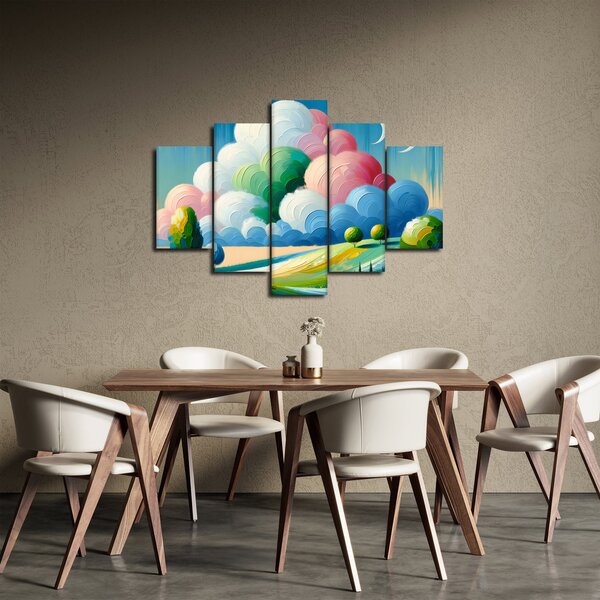 Kép - Tájkép felhővel (150x105 cm)