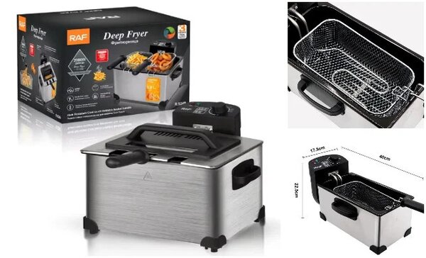 RAF Olajsütő 2000W – Deep Fryer Olajban Sütéshez Nagy Teljesítménnyel