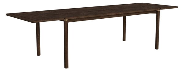 Barna bővíthető étkezőasztal 95x180 cm Arun – Unique Furniture