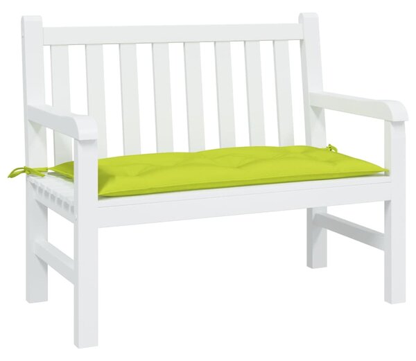 Élénkzöld oxford szövet kerti pad párna 100 x 50 x 7 cm