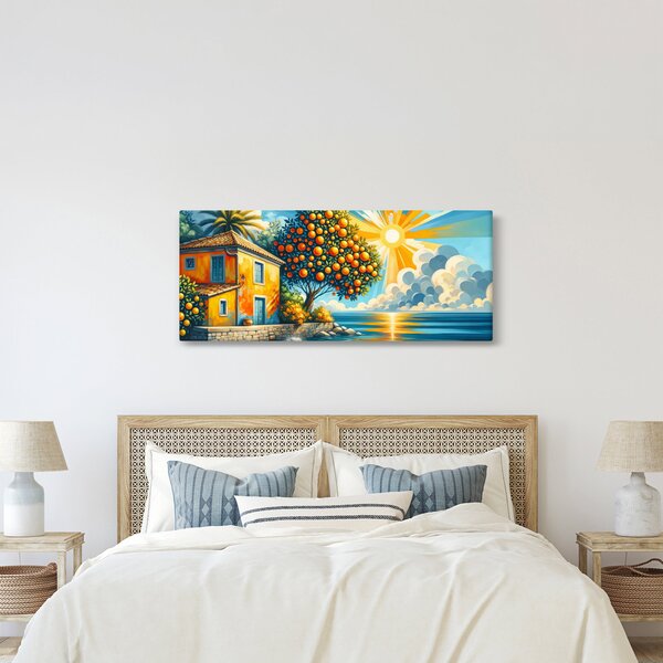 Kép - Ház narancsokkal I. (120x50 cm)