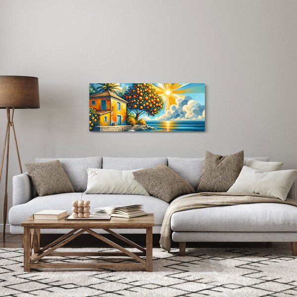Kép - Ház narancsokkal I. (120x50 cm)