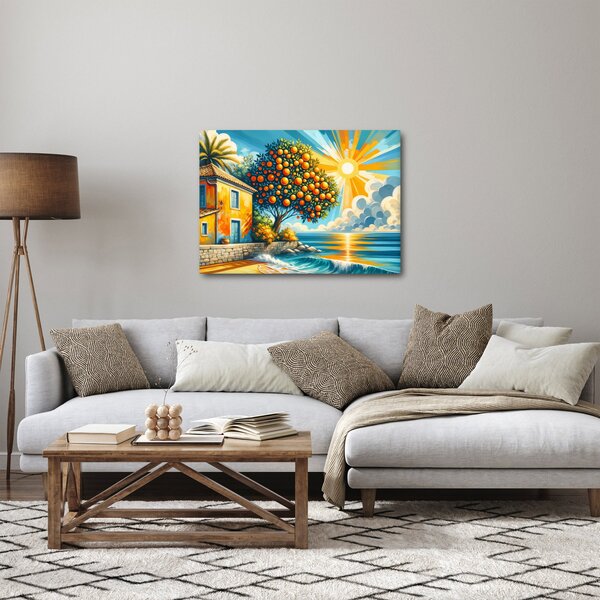 Kép - Ház narancsokkal I. (70x50 cm)