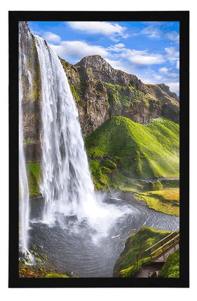 Poszter Seljalandsfoss vízesés