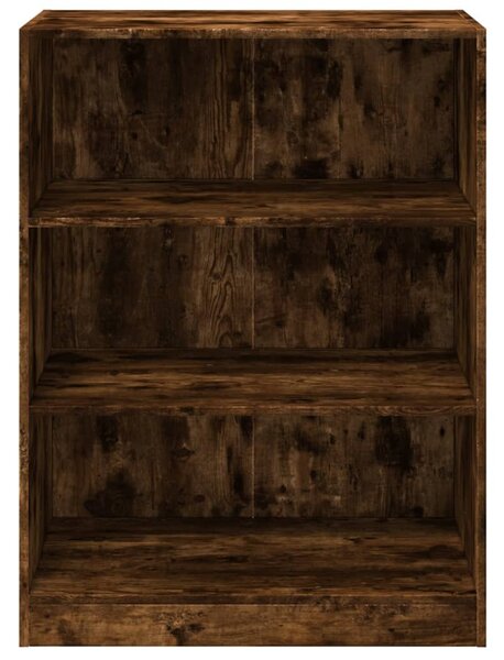 Füstös tölgy színű szerelt fa ruhásszekrény 77 x 48 x 102 cm